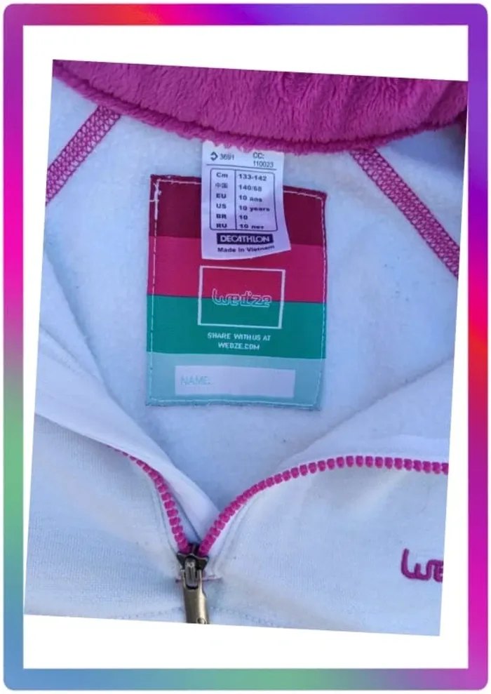 Pull polaire 10 ans/XXXS Wed'ze - photo numéro 4