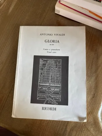 Livre Gloria piano, forte