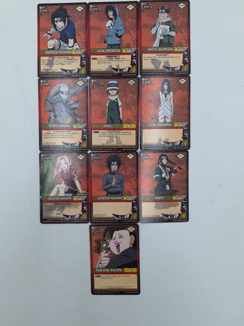 Lot 73 : 10 x Naruto FR Vintage 2002