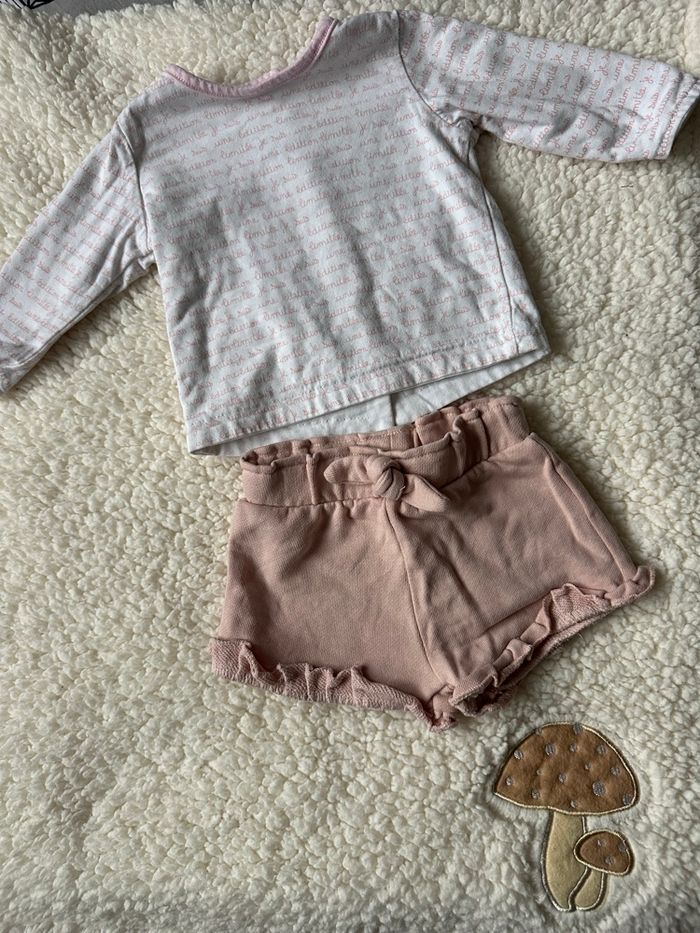 Ensemble short et haut