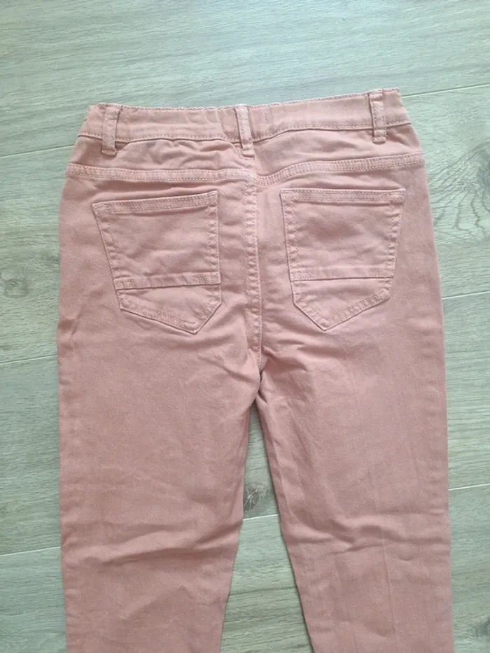 Pantalon jean slim fille 9-10 ans tex rose poches - photo numéro 5