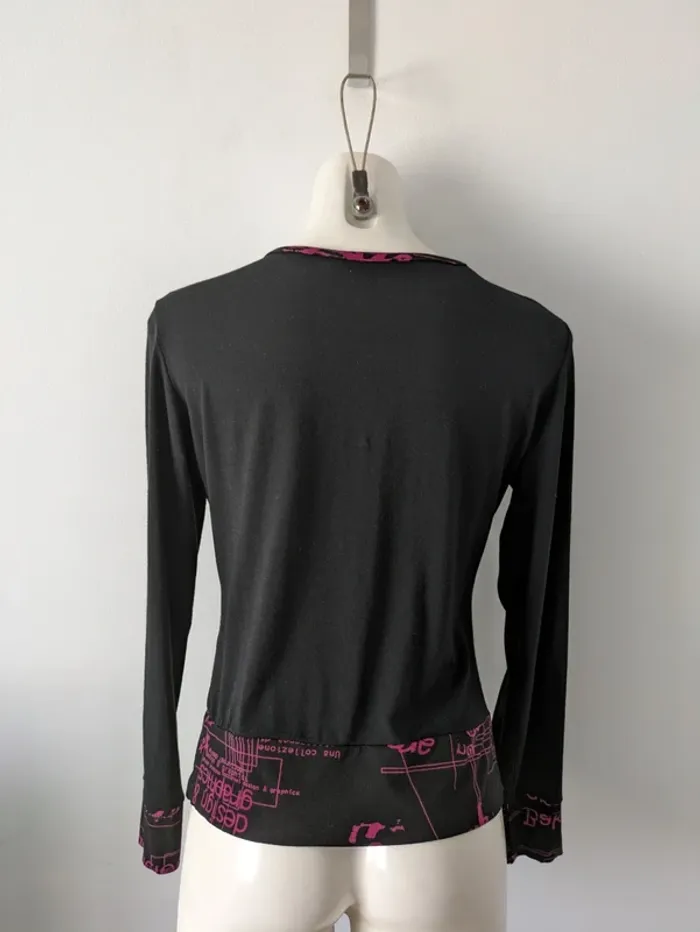 Haut t-shirt manches longues - Planète interdite - taille 38 - photo numéro 4