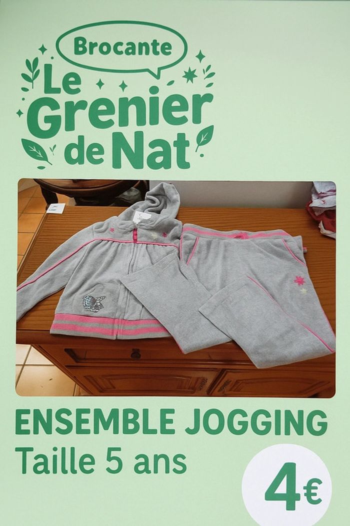 Ensemble jogging veste 5ans