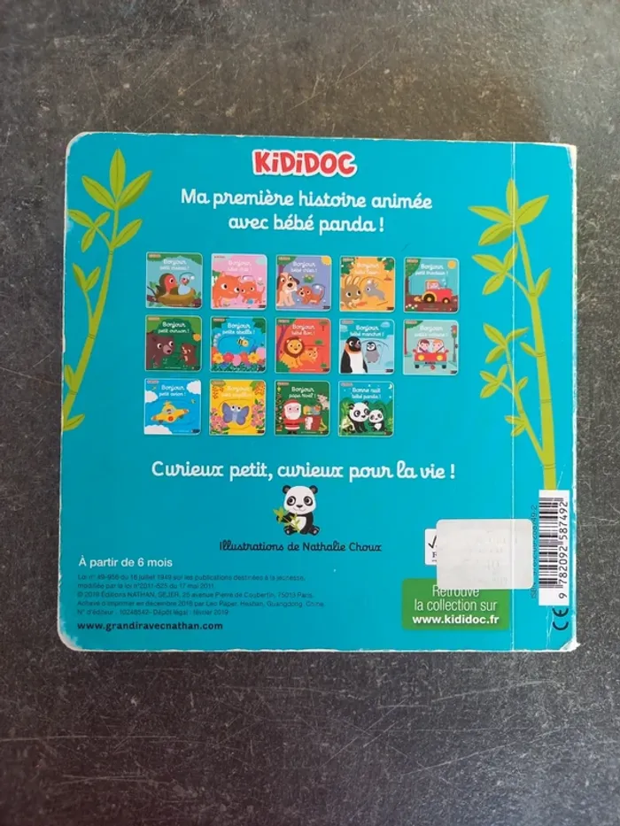 Livre bébé panda - photo numéro 2