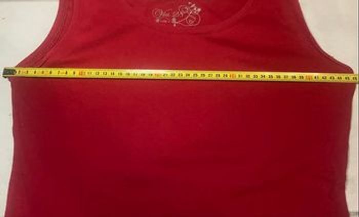 Débardeur »Via28 »rouge cerise - photo numéro 5