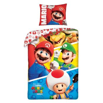 Housse de couette + Taie Super Mario - Nintendo - NEUF