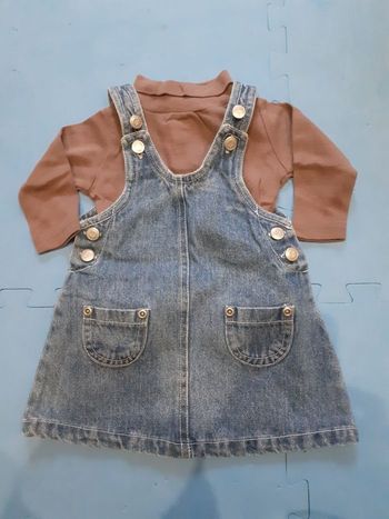 Ensemble robe + tee-shirt, 3mois