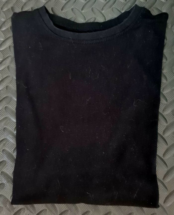 T. 10-11 ans - Tee_Shirt Noir BIS