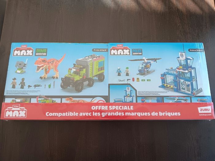 Duo pack Zuru police et Dino aventure neufs - photo numéro 2