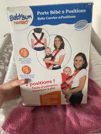 Porte bébé 2 position