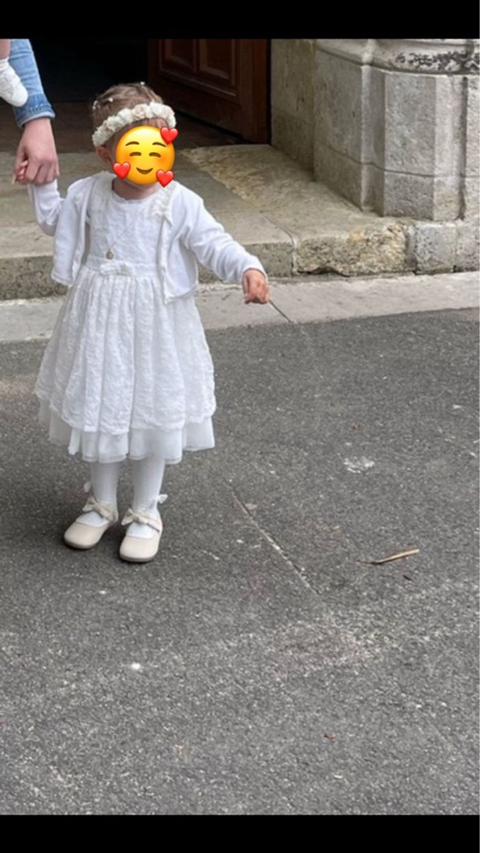 Robe cérémonie blanche - photo numéro 6