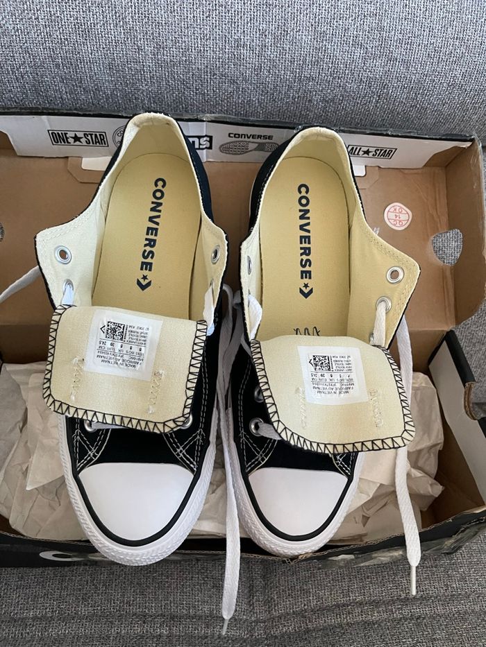 Converse basse noire 39 neuve - photo numéro 9