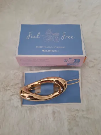 Barrette dorée multi-fonctions