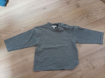 Maillot manches longues rayé