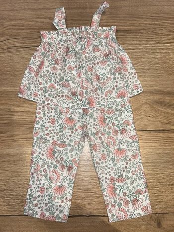 Ensemble fleurie haut + pantalon