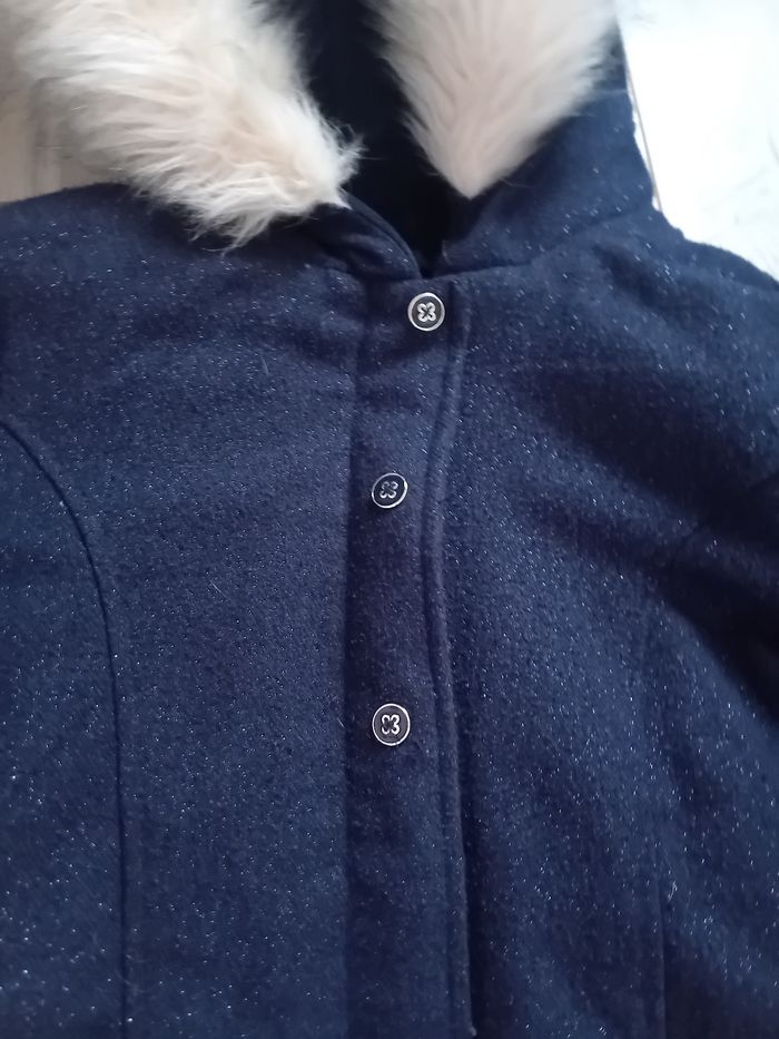 Manteau lulu castagnette en très bon état 12ans - photo numéro 5