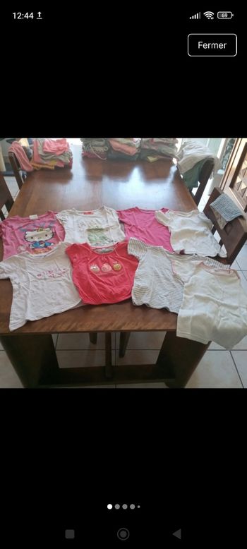 Lot de 8 t-shirts 3 ans filles