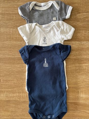 Body manches courtes marins