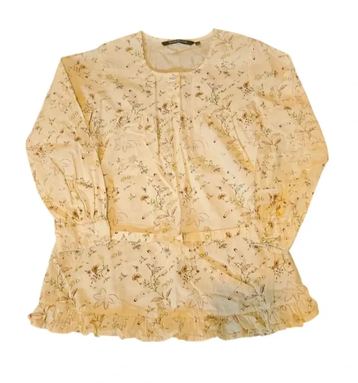 Blouse fleurie taille 10 ans