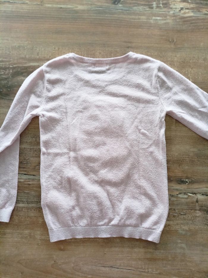 Pull fin rose chat 5 ans - photo numéro 4