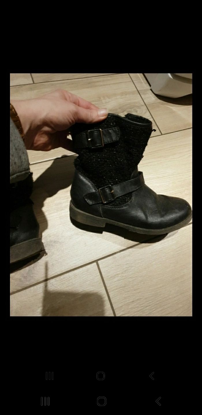 Bottines lainage noir gemo 33 - photo numéro 2