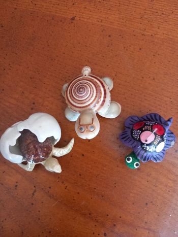 Lot 3 petites tortues