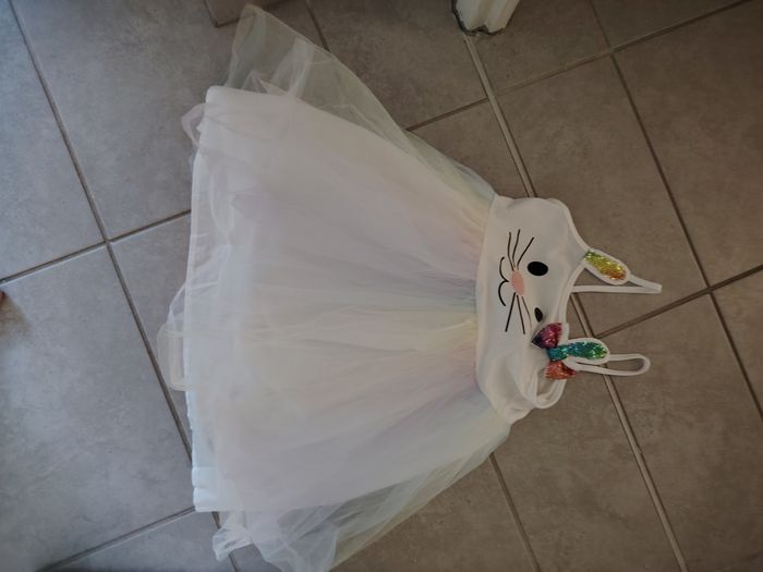 Robe chat multicolore