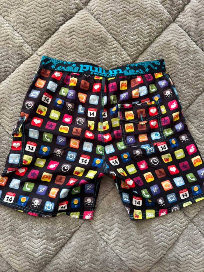 Short de bain pull-in application en très bon état taille m