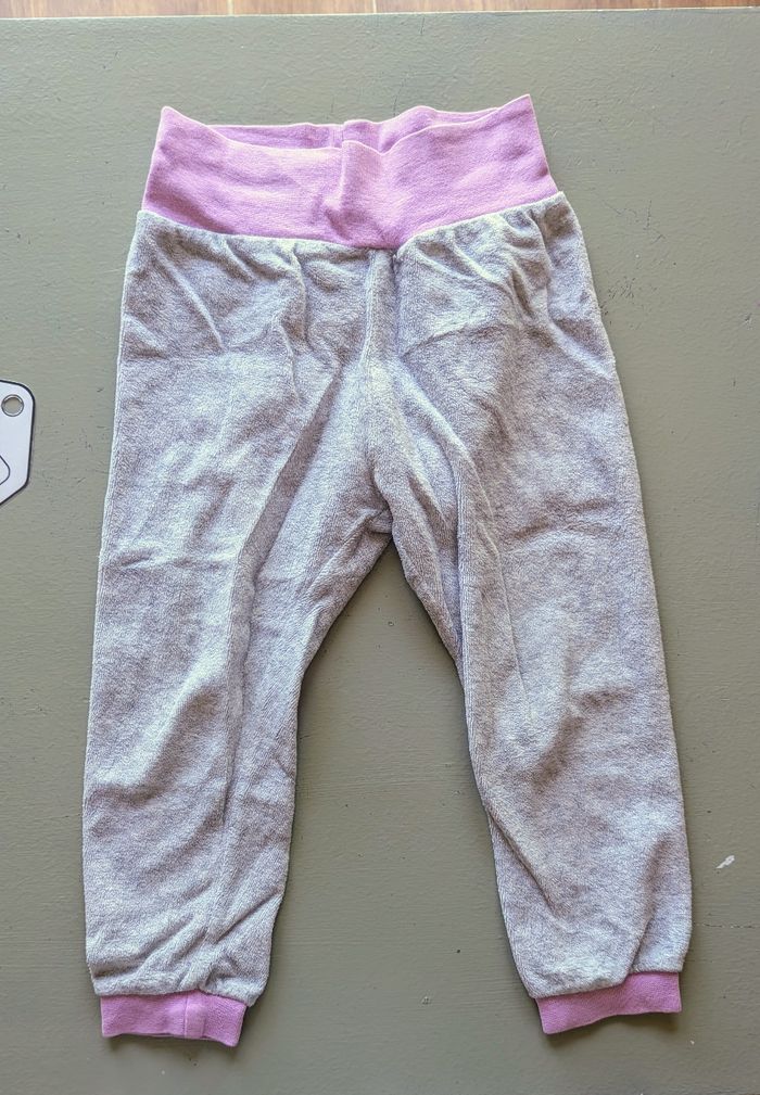Pyjama 2 pièces gris et rose - photo numéro 3