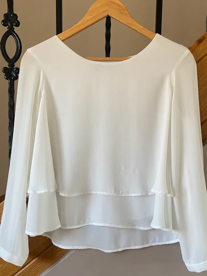 Blouse blanche Zara - photo numéro 2