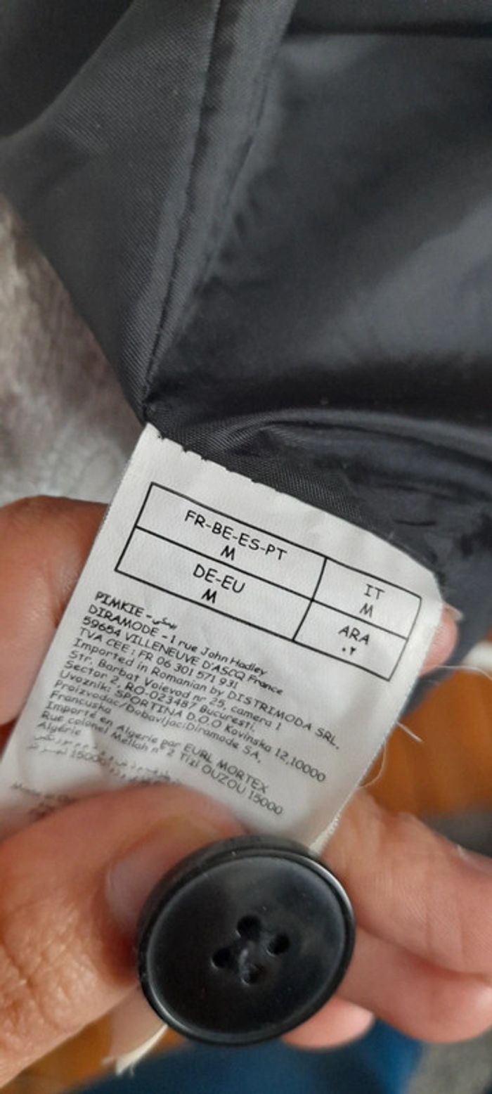 Veste tailleur Pimkie taille 38 femme epaisse gris - photo numéro 5
