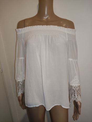 Top épaules dénudés mosquitos taille 40