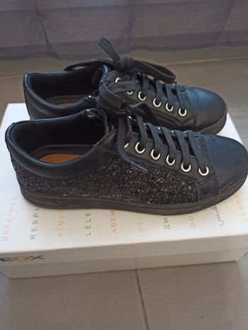 Baskets Geox noires pailletées