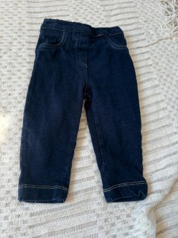 Legging fille doublure éponge 12 mois