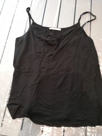 Débardeur noir camaïeu t3