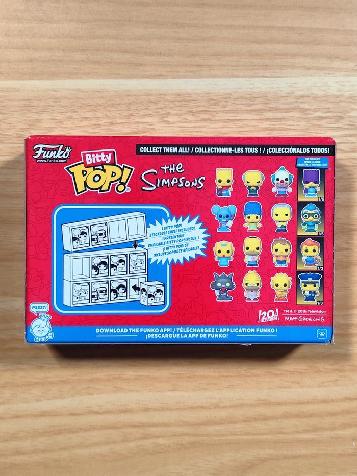 Boîte 4 Bitty Pop! - The Simpsons (avec Chase Lard Lad) - photo numéro 7