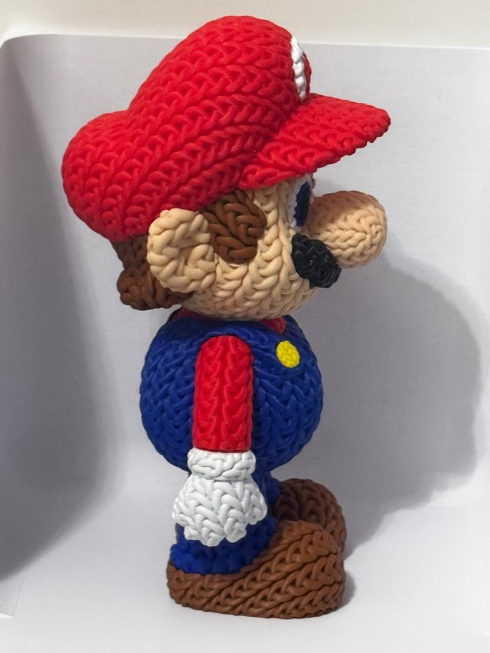 Mario version tricoté 20cm - photo numéro 2