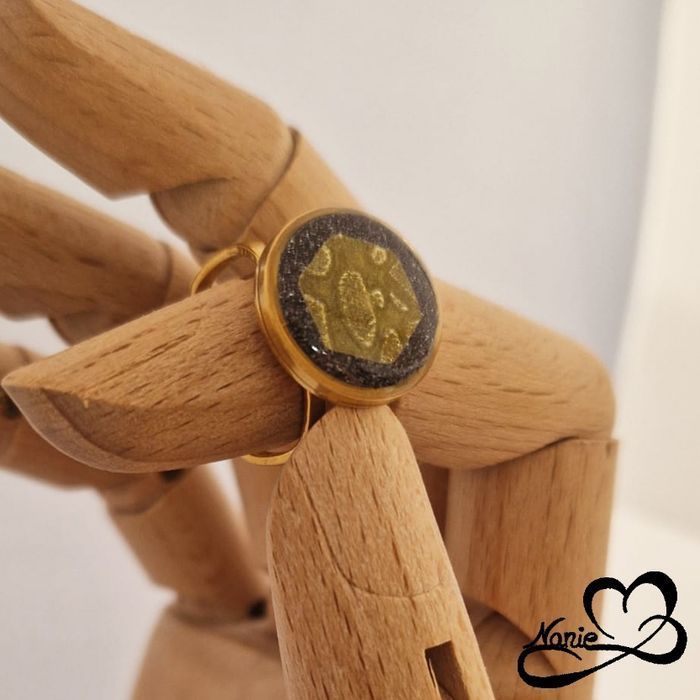 Bague ronde doré !! - photo numéro 2