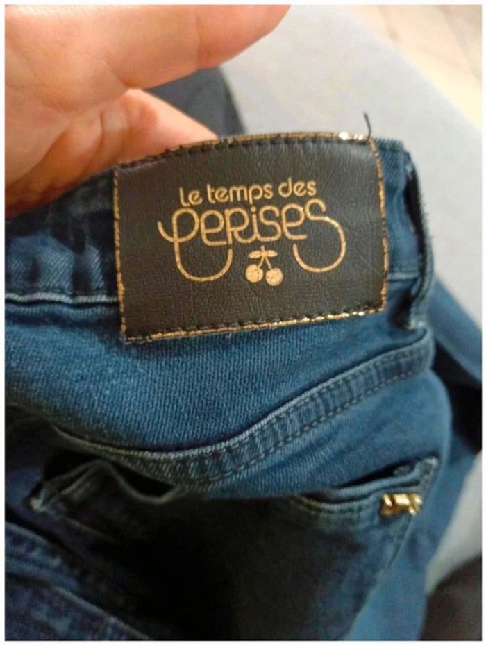 C24 jeans marine Le temps des cerises 16 ans - photo numéro 3