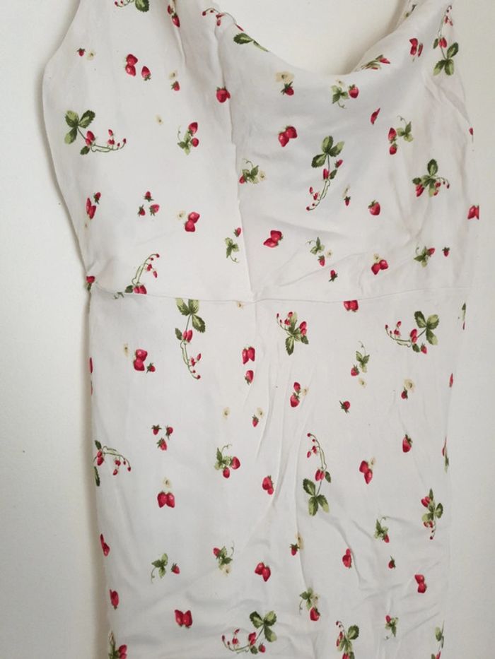 Robe longue motif fraises A1161 - photo numéro 2