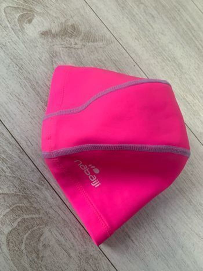 Bonnet piscine rose fluo Nabaiji  Junior - photo numéro 3