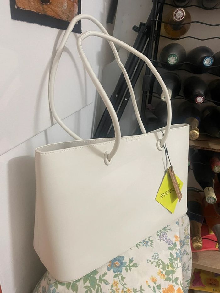 Sac de très grande marque 🌷 Sac à main blanc zalando Even&odd - photo numéro 5
