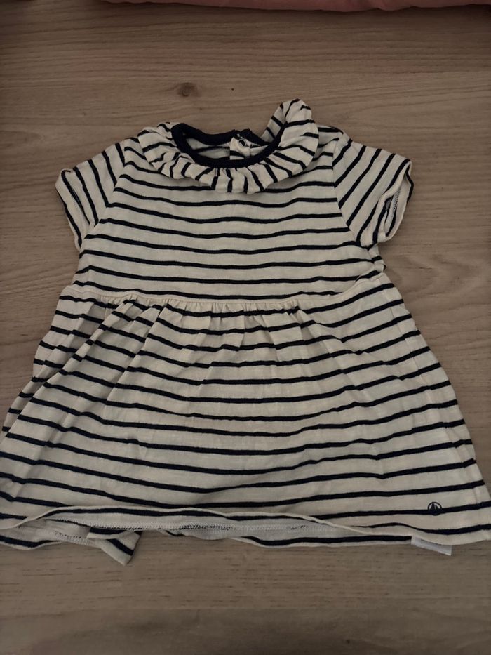 Robe petit bateau marinière
