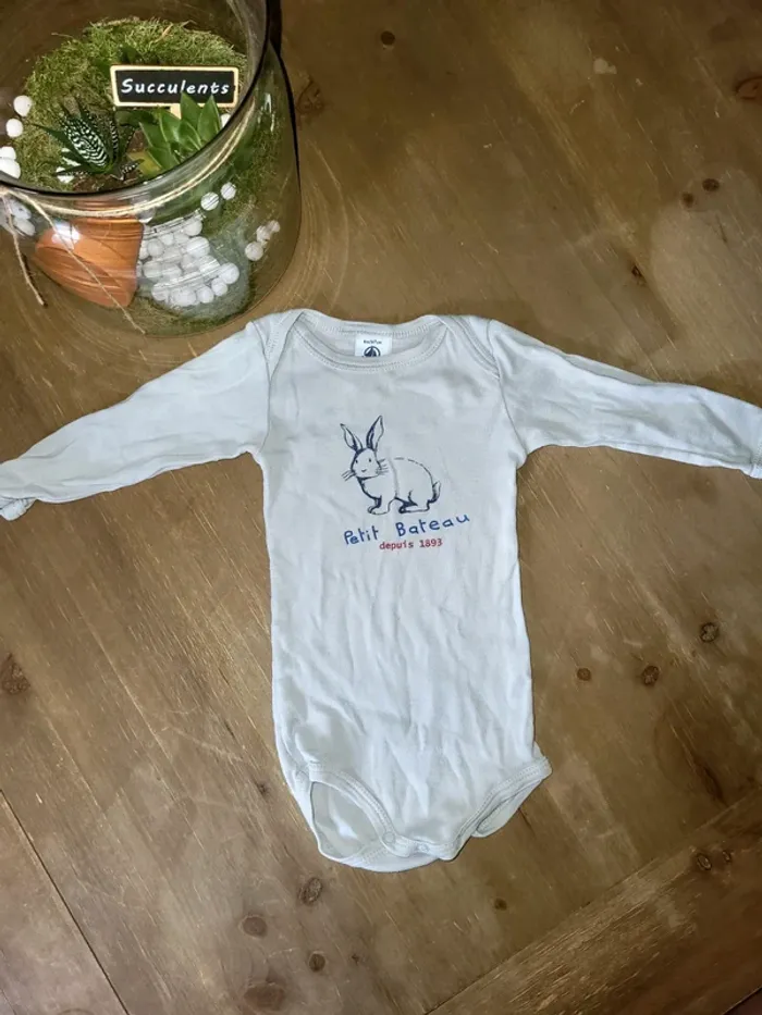 Lot de deux bodies petit bateau - photo numéro 2
