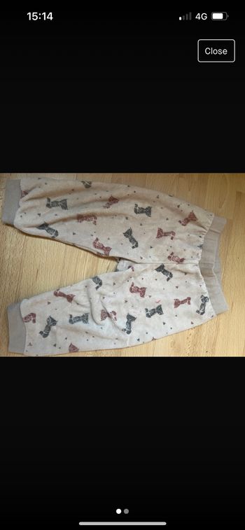 Bas velours 6-12 mois fille ou garçon