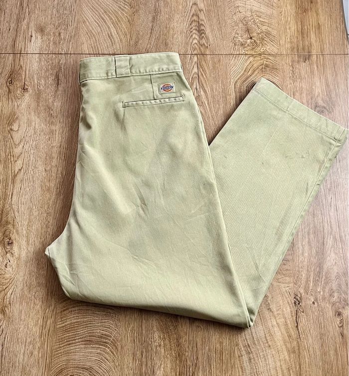 Pantalon champagne (marron clair) Dickies pour homme, taille W 40 x 30 (50 taille française) - photo numéro 3