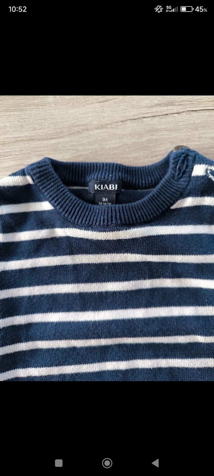 Pull taille 1 mois - photo numéro 3