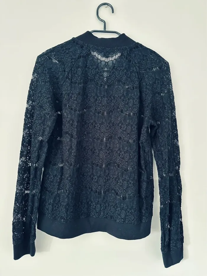 Veste noire dentelle - photo numéro 2