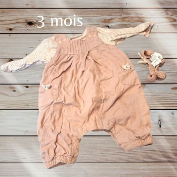 Ensemble T-shirt et salopette