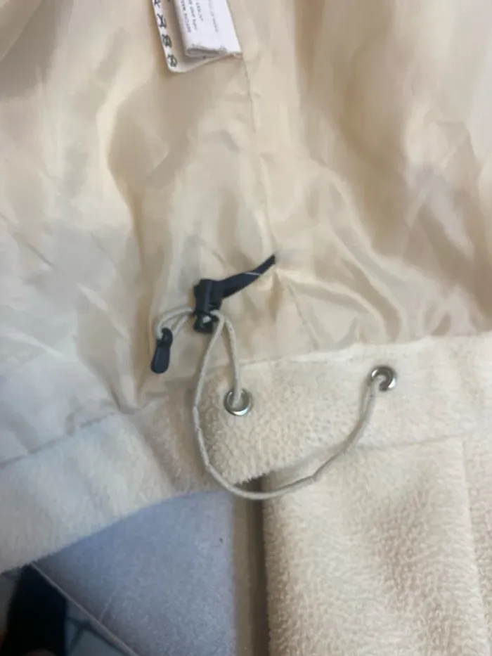 Veste polaire bi-matiere à capuche bleue et beige Wemoto taille XL - n9p - photo numéro 8